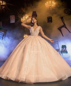 RZ EV73-673 Princesa Vestido XV Años Champagne 11067305