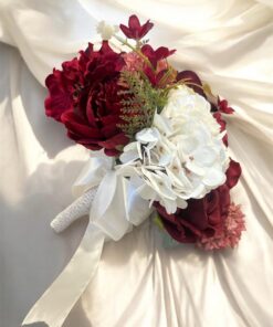 Ramo Bouquet Tono Vino-Ivory 55011512