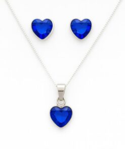 Set de collar y aretes SL  Azul Rey VJ      25140260