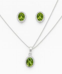 Set de collar y aretes SL Esmeralda VJ      25140136